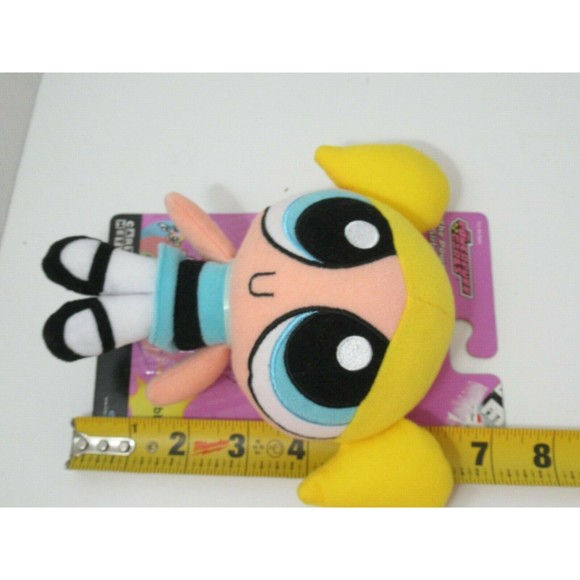 Powerpuff Girls Bubbles Beans Doll Stuffed Plush Cartoon Network Trendmasters - Picture 2 of 7